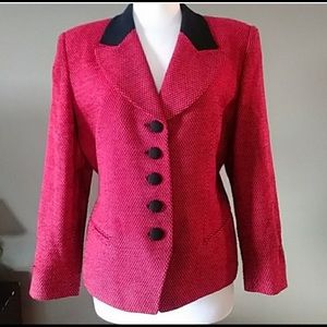 🎈Christian Dior Red and Black Blazer